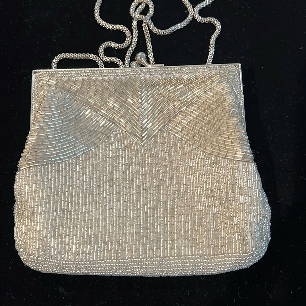 Beaded evening purse
